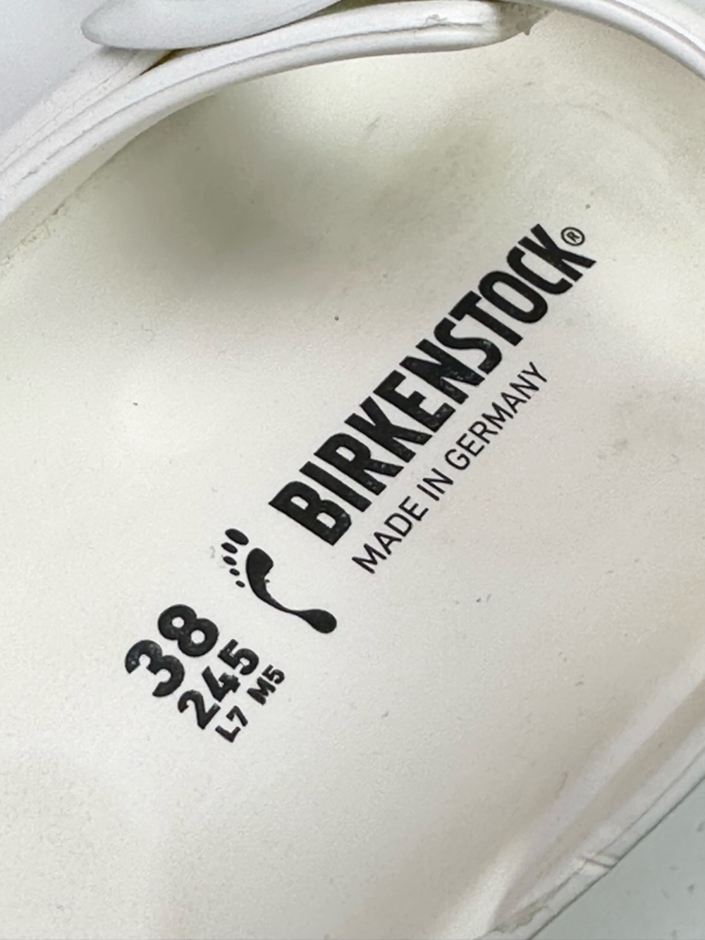 Birkenstock Rubber Sandals White 38 - Picture 7 of 8